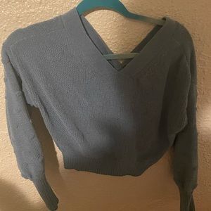 Cropped button cardigan